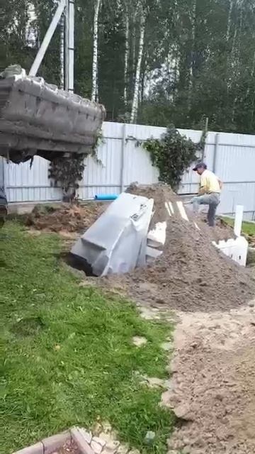 Монтаж погреба Тингард