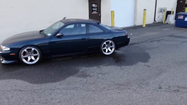 SR20DE+T Silvia gets a new clutch & I REDEEM  myself with a proper burnout!