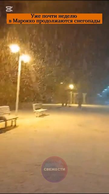 Уже почти неделю в Марокко продолжаются снегопады