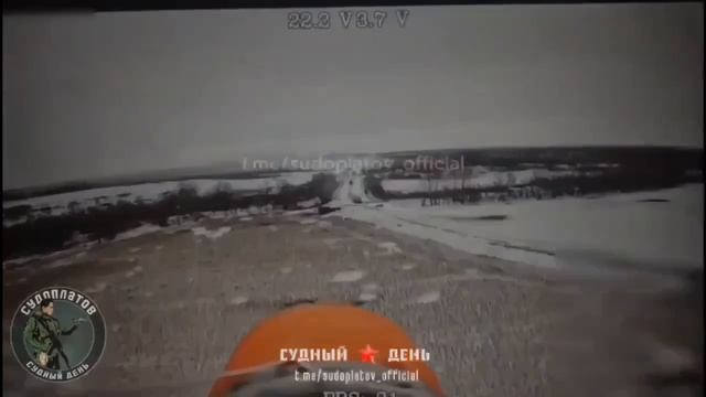 Морпехи жгут колонны врага, наступающие на Курском фронте