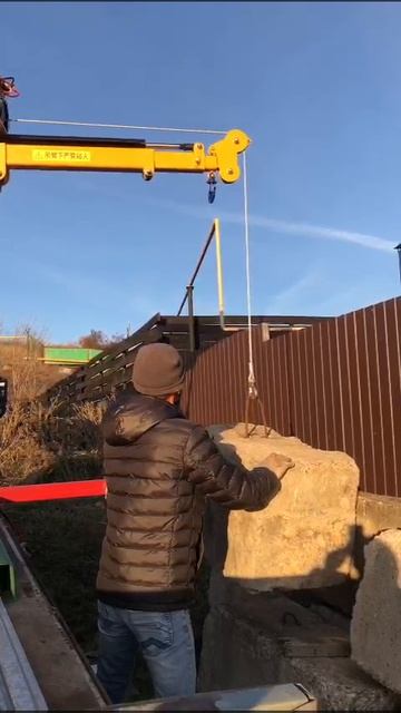 Кран манипулятор VAAL на Газель на 1т с лебедкой