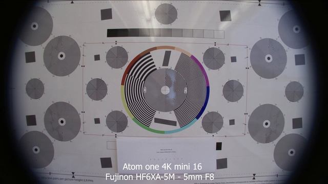 AtomOne 4Kmini16 C Mount Lenstest