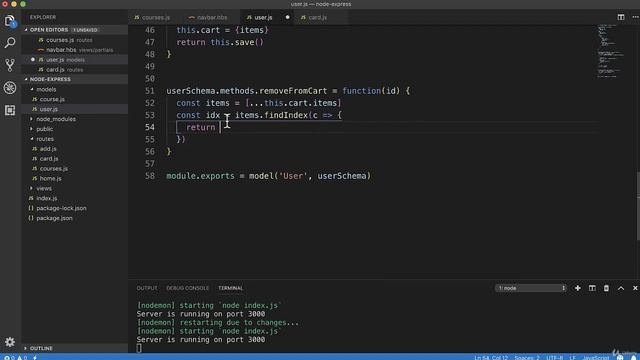Полное руководство Node.JS. Урок 45. Удаление из корзины