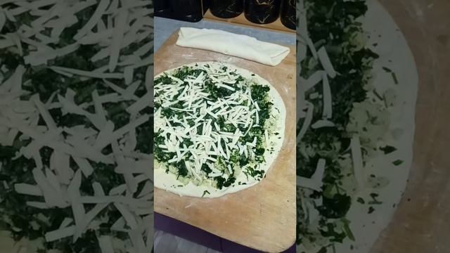 Пирог картошка сыр и кинза