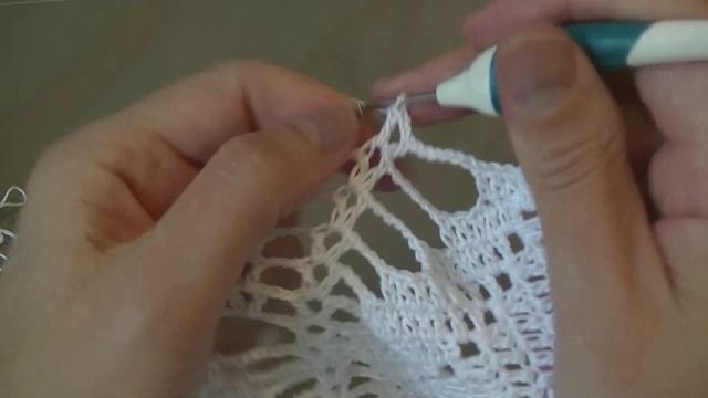 Скатерть простая для начинающих. Часть 9.