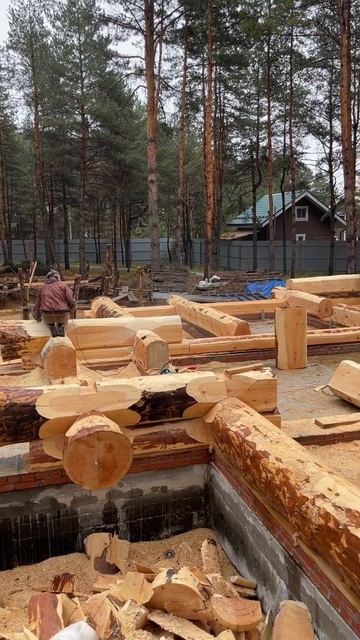 Бриллиантовый замок в срубе.