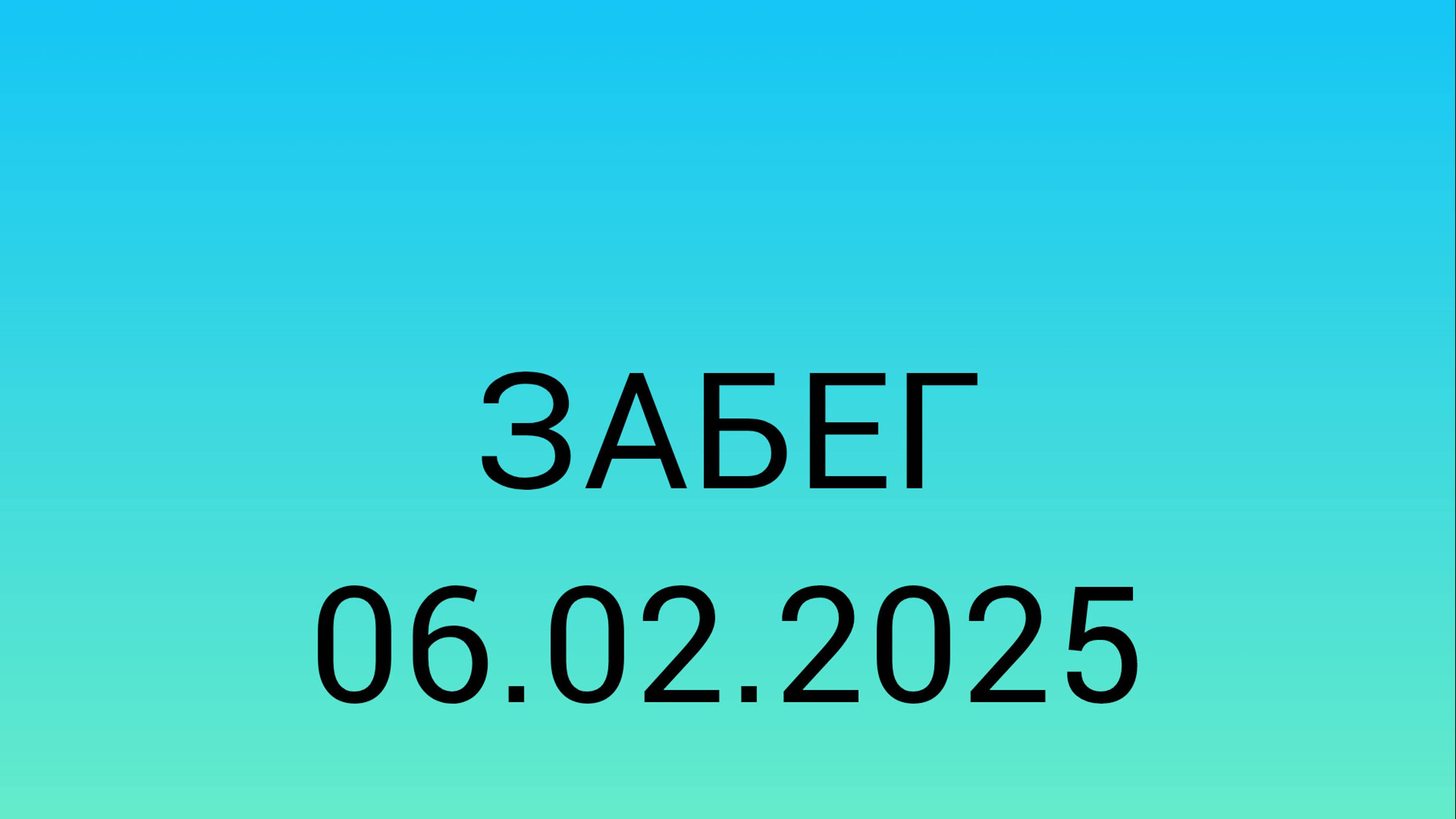 Забег 06.02.2025