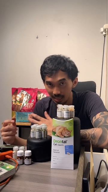 Kucing usia 6 bulan berat badan 1.5kg. Kucingnya cacingan?