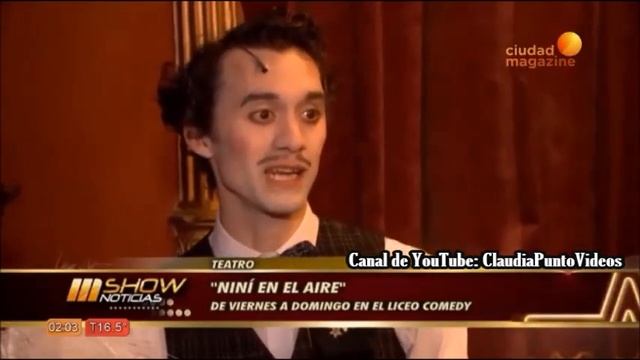 Teatro: "Niní en el aire" Jorgelina Aruzzi, Mariano Torre y Pablo Marcovsky Liceo Comedy