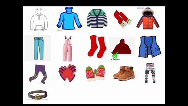 Winter clothes.