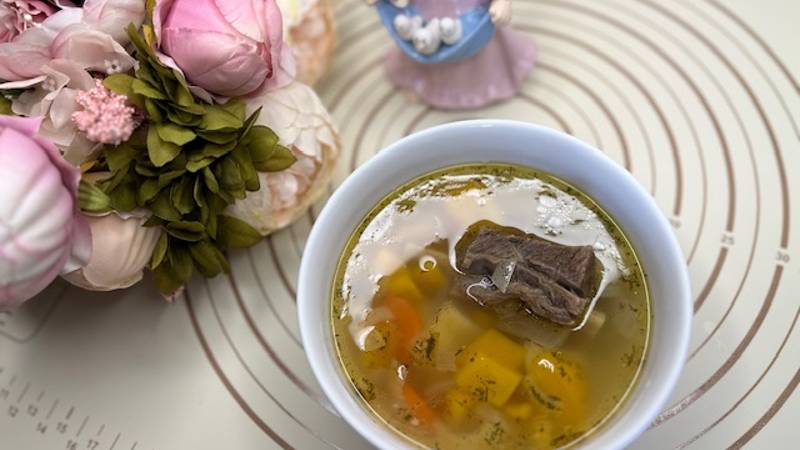 Суп с болгарским перцем,
очень просто и вкусно