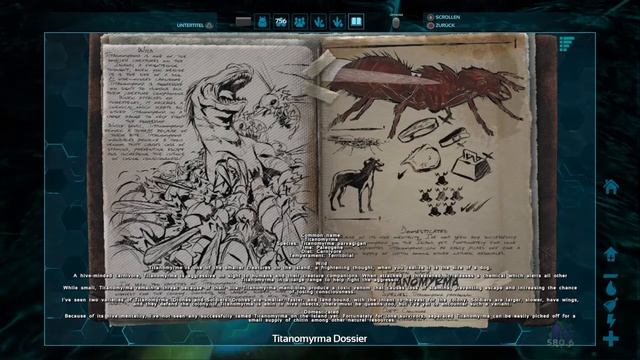 ARK: Survival Evolved Helena Titanomyrma Dossier GPS