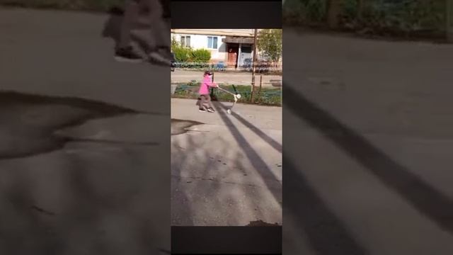 Дрифт на самокате