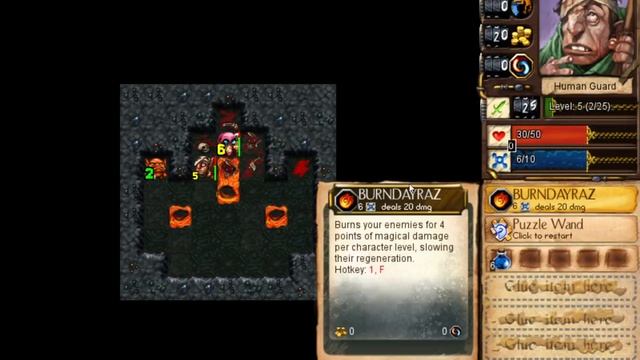 Desktop Dungeons Extreme Edition -  Agbaar's Academy "Fireballs tricks part 2" (Easy)