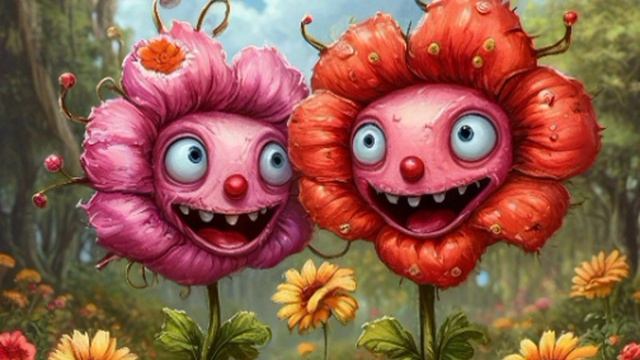 Сказка для маленьких детей (Говорящие цветы)