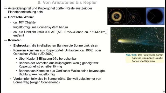 Von Aristoteles bis Kepler