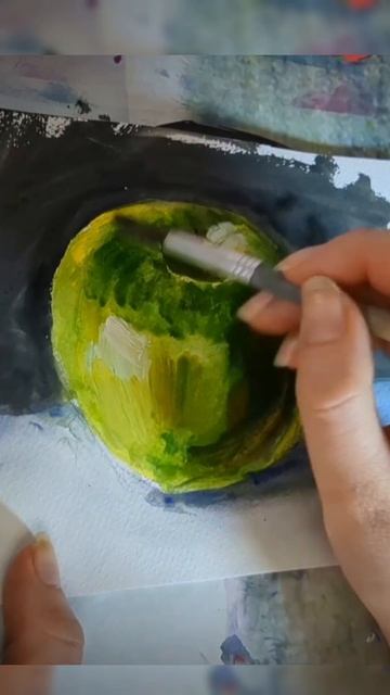 рисуем яблоко