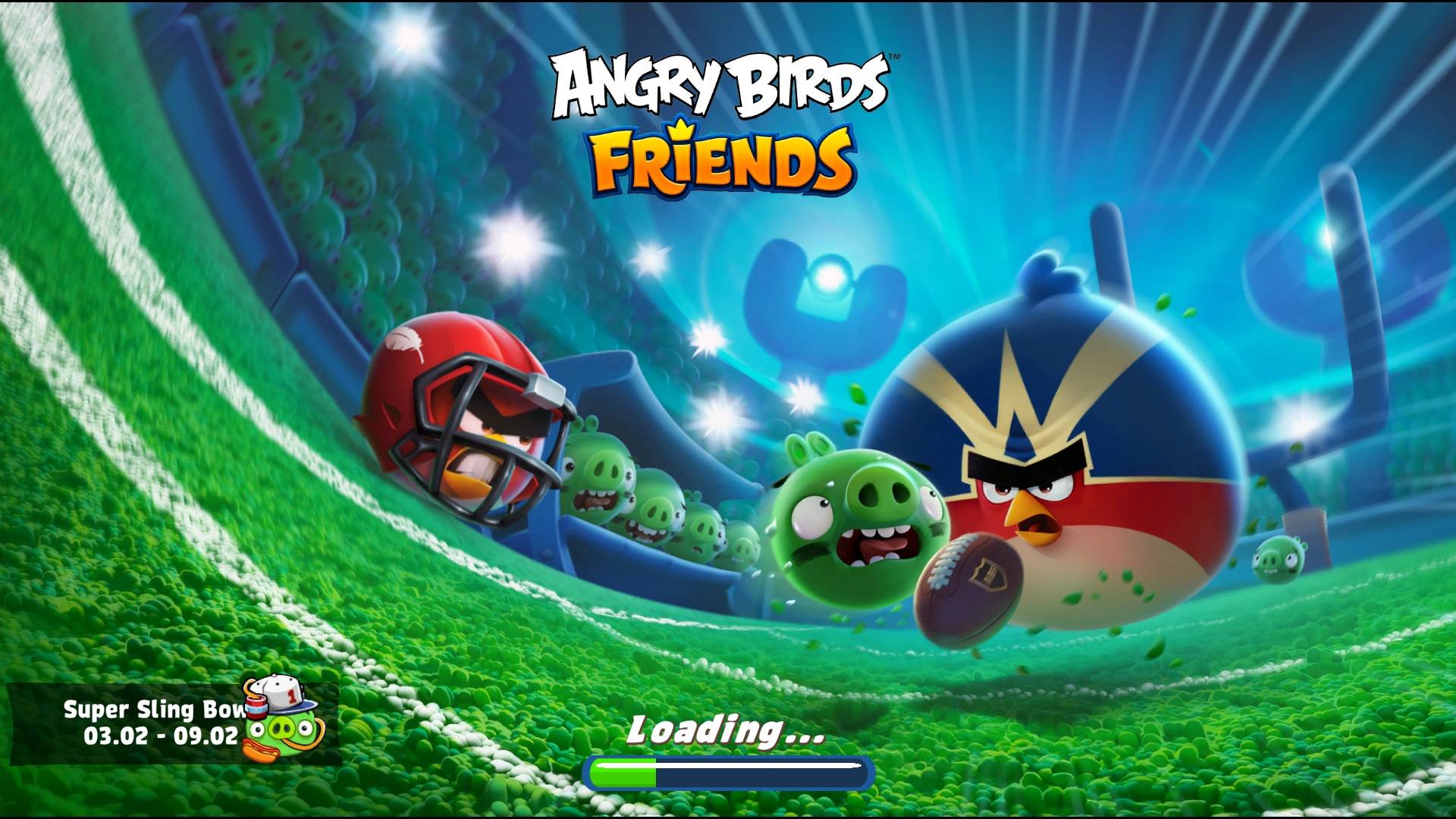 Angry Birds Friends. Super Sling Bowl 6 (06.02.2025). 3 звезды. Прохождение от SAFa