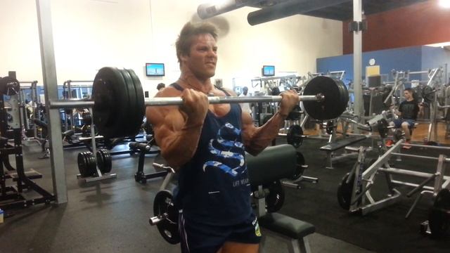 Aaron Curtis - Natural Bodybuilder - Barbell Curls For The Girls