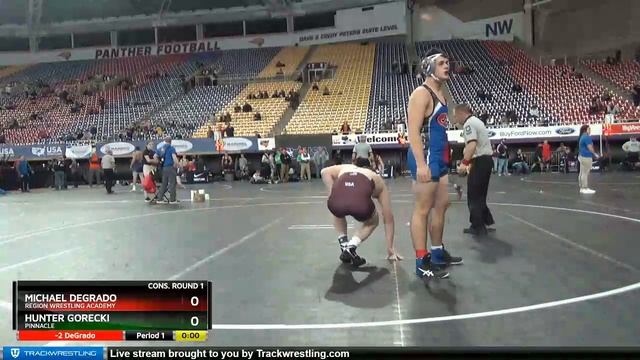 16U 195 Hunter Gorecki Pinnacle Vs Michael DeGrado Region Wrestling Academy