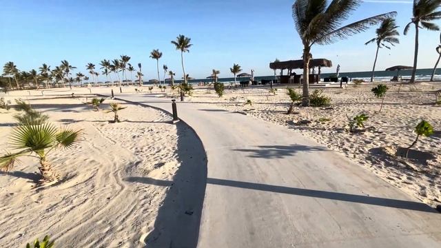 4K Walking Tour Hawana Salalah: Hotel Rotana to Sandyz Beach Club (via new villas)