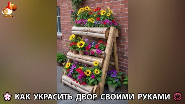 Как украсить двор дома фото идеи (70) 🏡 для дачи и сада своими руками 🌷🪻🌺💮