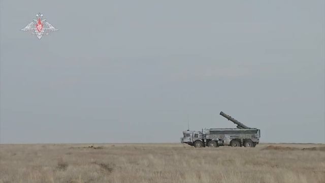 Launch of a cruise missile of the operational tactical missile system Iskander Orel