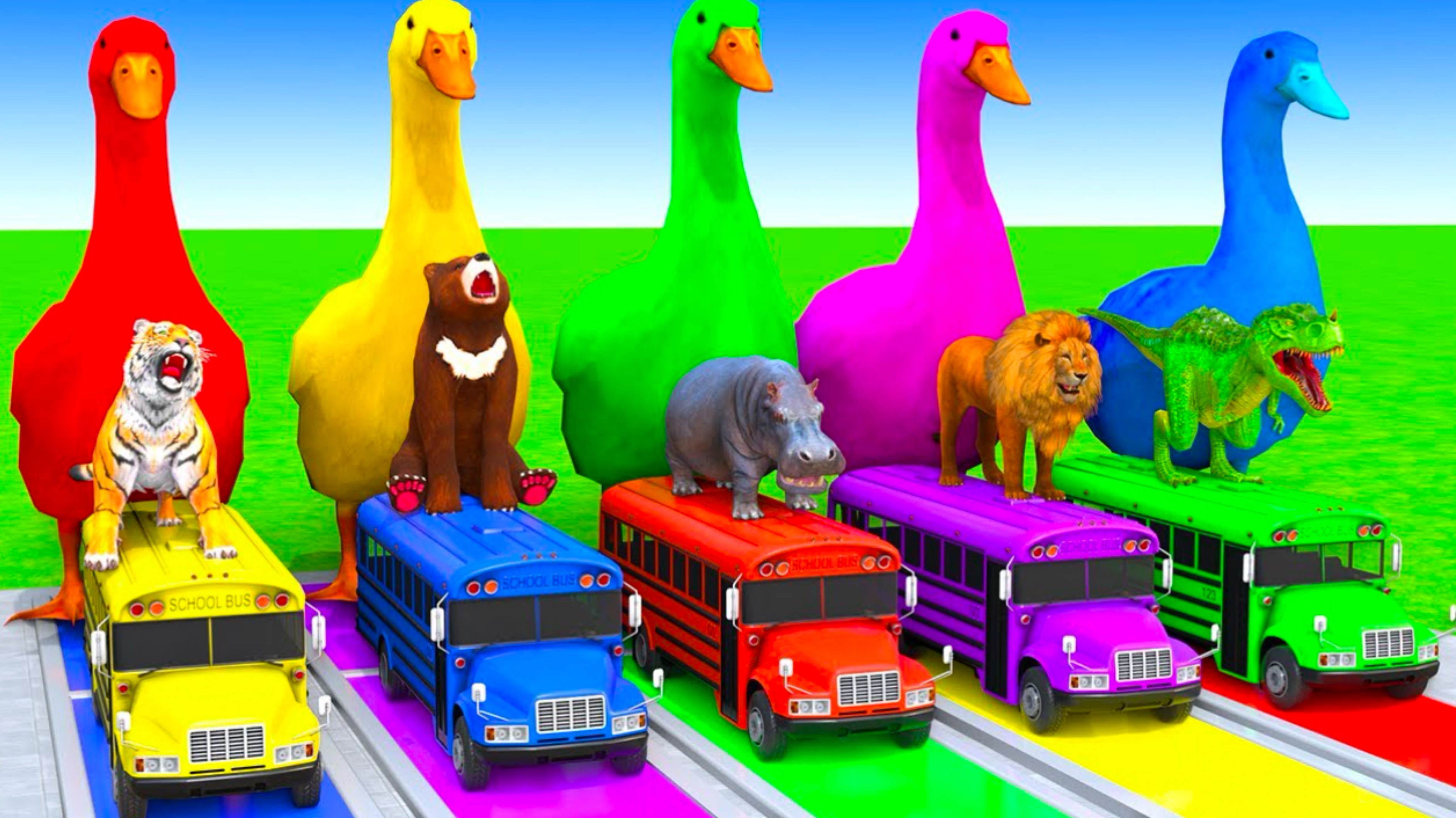 ЖИВОТНЫЕ|Яркие ЦВЕТА |
Животные для детей ¦ Учим Домашних Животных ¦ 3Д Анимация ¦ Учим Цвета