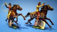солдатики Britains конные Шериф и ковбой с лассо 2 фигуры 2010 г
