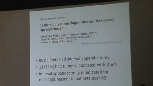 Dr. Lambert - 5th Annual UMass PMP/Appendix Cancer Symposium - Nov 2015