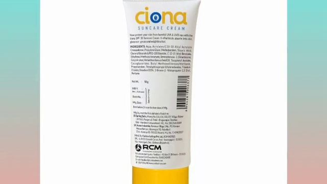Ciona Sun Care Cream more detail 8698051903