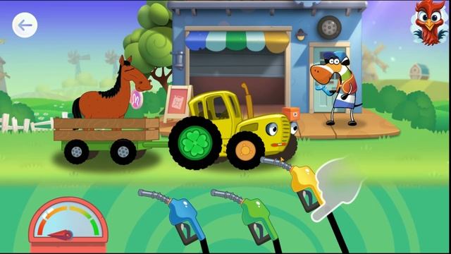 Игра "Сказбука - синий трактор", Развивающая игра для детей.