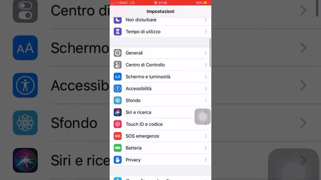 Assistive touch (iPhone 8)