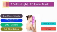 5 Top Rated Electronic LED Light Face Masks | 7 Colors Photon Skin Rejuvenation LED Facial Masks