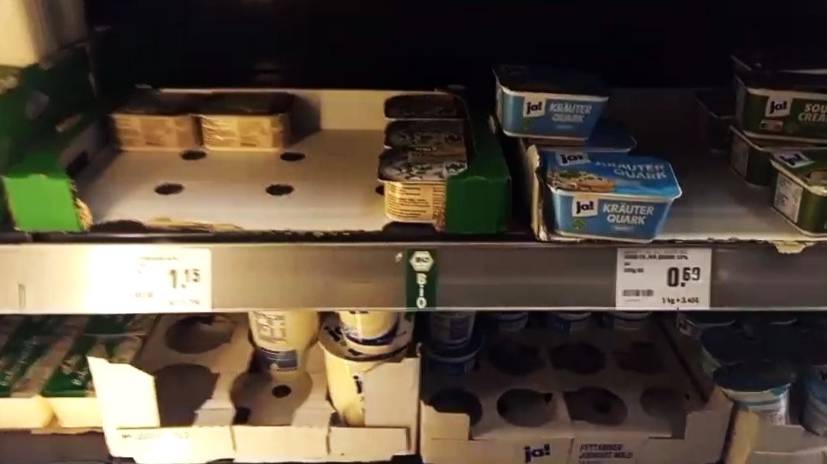 ГЕРМАНИЯ. СЕТЕВОЙ СУПЕРМАРКЕТ REWE (НЕ САМЫЙ ЭКОНОМ). БОЛЬШОЙ ФИЛИАЛ В Г. РЮССЕЛЬСХАЙМ 05.02.25