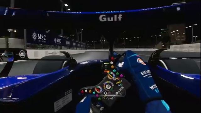 Гонка ночью – особый вызов! Привыкаю к трассе Saudi Arabian GP в F1 2023 🌙🏎