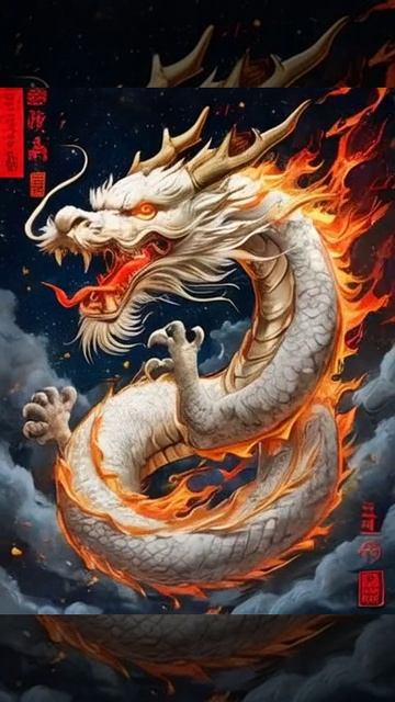 Дракон Китайский.🐲🐉🔥♥️