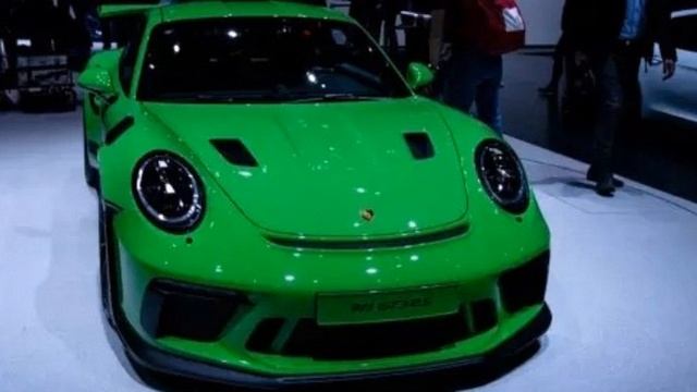 The New Porsche 991.2 GT3 RS first look Impressions facelift at 2018 Geneva|2018Porsche 991.2 GT3 R