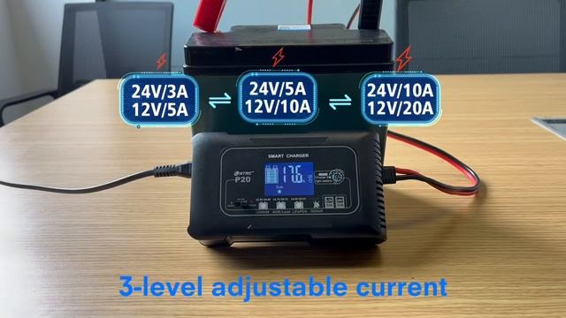 Автомобильное зарядное устройство для аккумуляторов