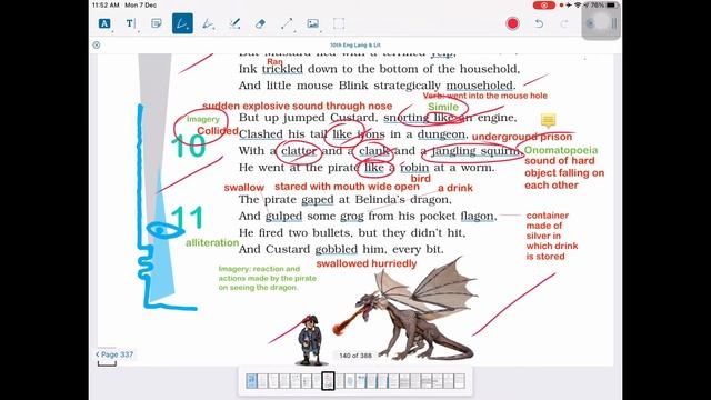 Poem The Tale of Custard the Dragon by OGDEN NASH | 10th English CBSE | 🎈FullyExplained