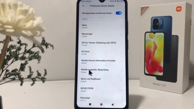 Cara Setting Opsi Pengembang Untuk Game di HP Redmi 12c