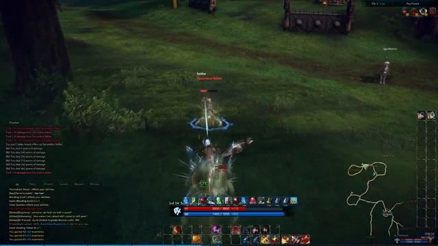 Tera Online low lvl pvp 14 Berserker vs 21 Bad PK Archer