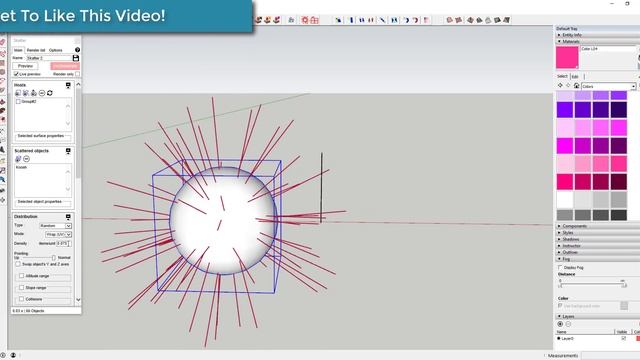 Modeling a Koosh Ball in SketchUp with Skatter - SketchUp Quick Modeling