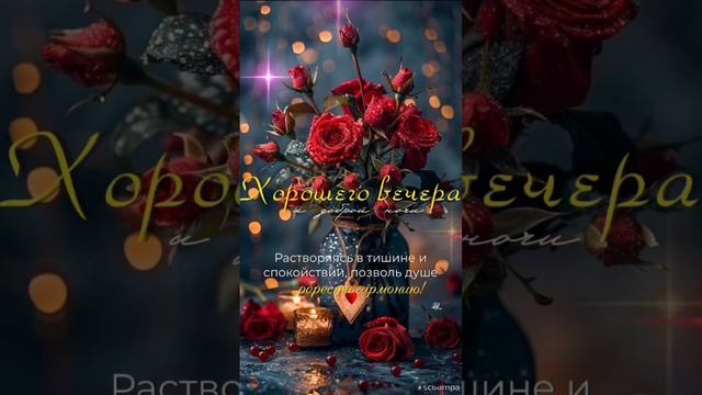 Уютного вечера♥️ Пусть этот вечер подарит каждому хорошее настроение 💙💜