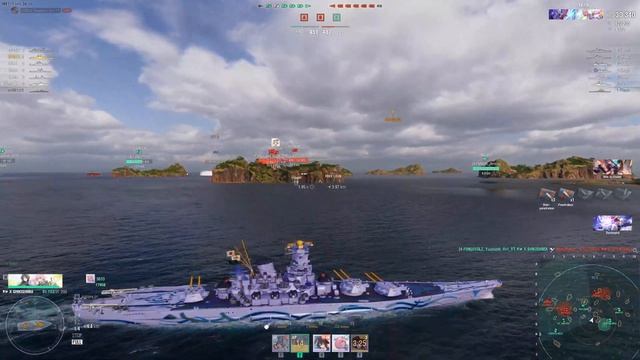 World of Warships Clan Battle (Season 19) “Barracuda” [4-FUN] vs [KO1]
