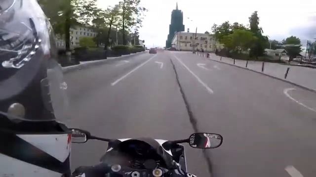 BMW загорелся на ходу в Перми