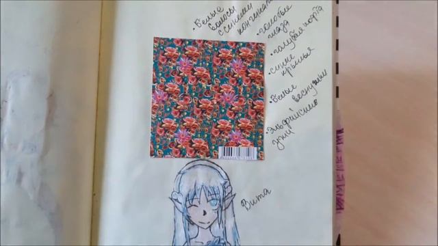 ОБЗОР на мой ПЕРВЫЙ sketchbook (ЧУТЬ-ЧУТЬ ТРЭША)