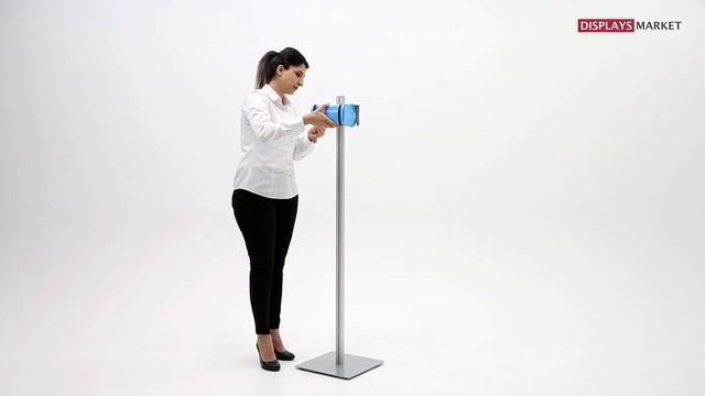 Floor Stand For Healtcare Dispensers In Box With Opti Frame