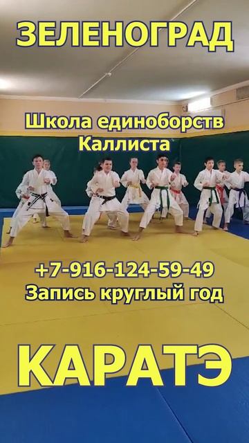 Новости спорта Зеленограда. Школа каратэ. Запись круглый год