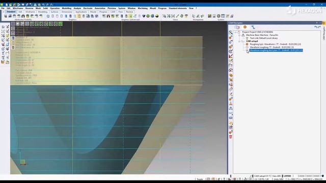 CAM 3 AXIS - New waveform roughing | VISI 2022.0